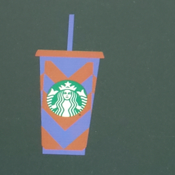 New Set of Reusable rare Starbucks venti 24 ounce cold cup set - Picture 8 of 11